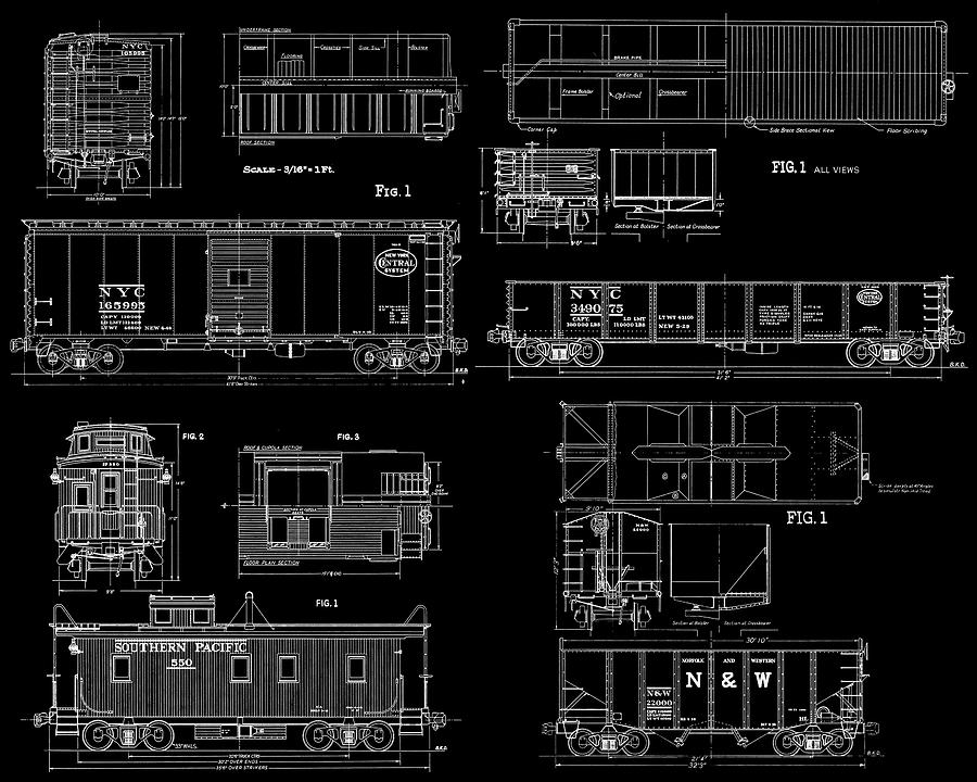15c Equipment Composite Drawing by Brad Brailsford