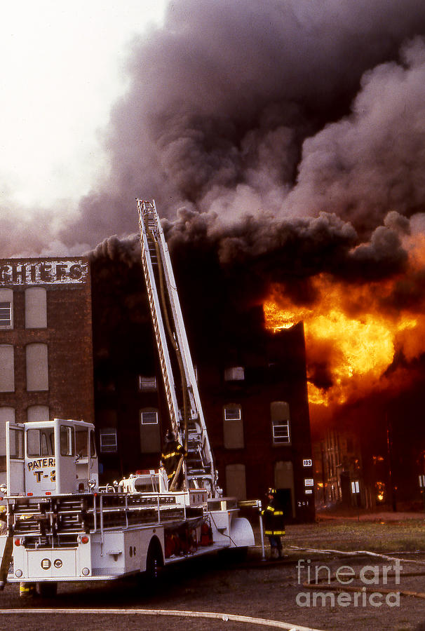 9-02-85 Passaic, NJ Labor Day Fire, Conflagration  #16 Photograph by Steven Spak