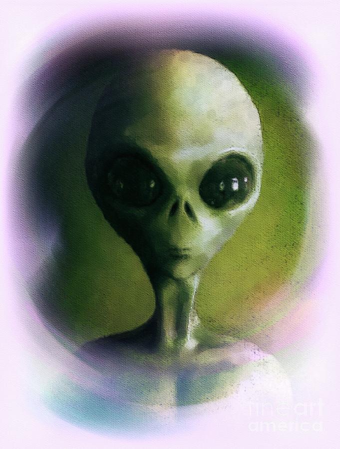 Alien Painting - Alien #16 by Esoterica Art Agency