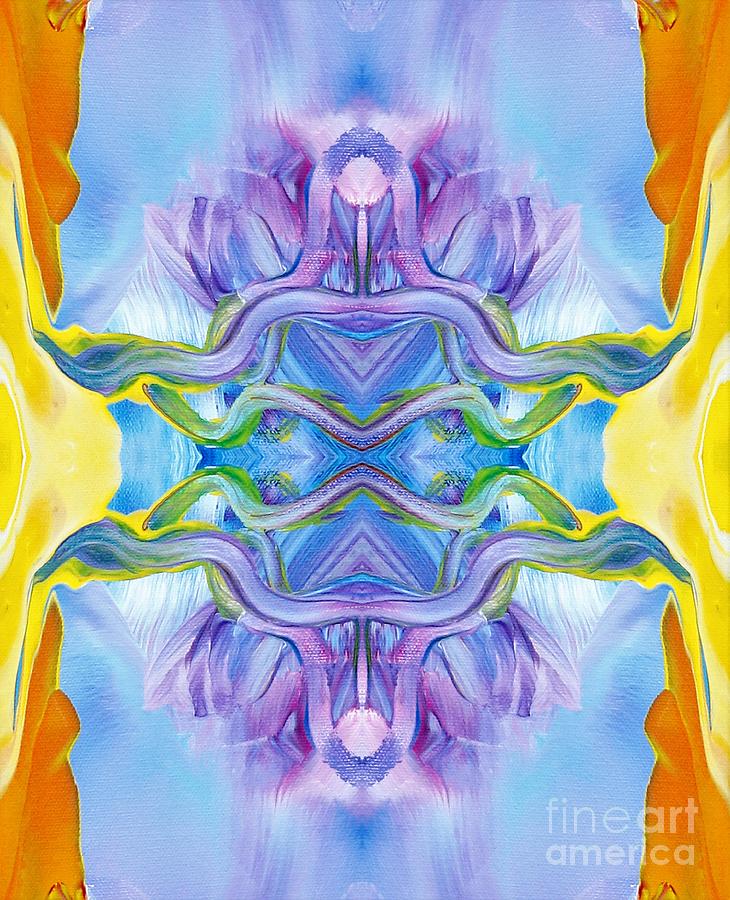#16 Angel Mandala #16 Digital Art by Elisa Maggio