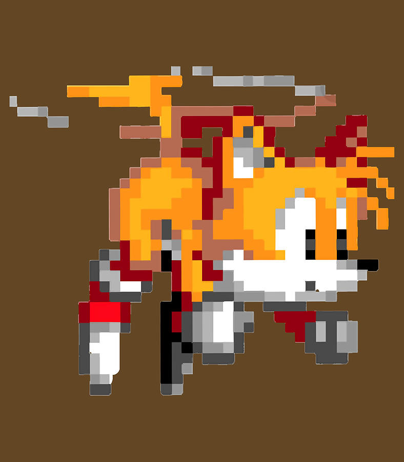 16 Bit Tails Digital Art by Khiet Luat Ngo | Pixels