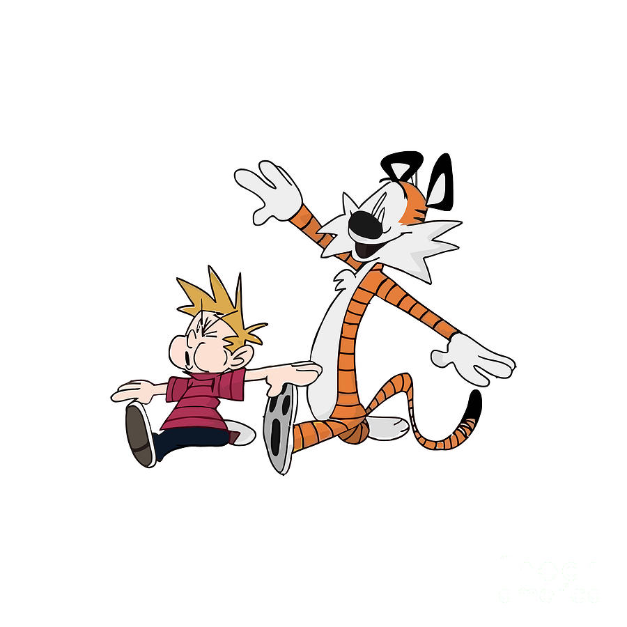 Calvin And Hobbes Drawing by Daniel Hawk | Fine Art America