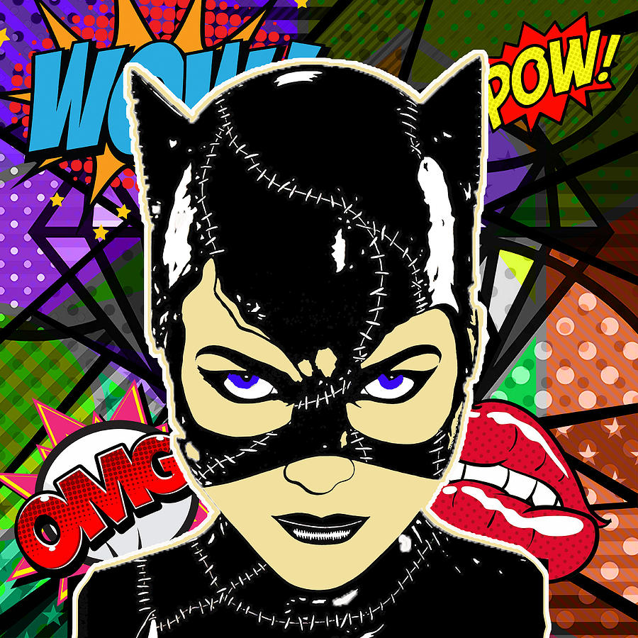 Catwoman #16 Mixed Media by Marvin Blaine