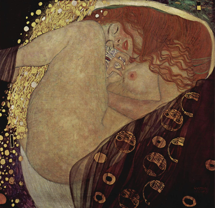 Gustav Klimt Painting - Danae #16 by Gustav Klimt