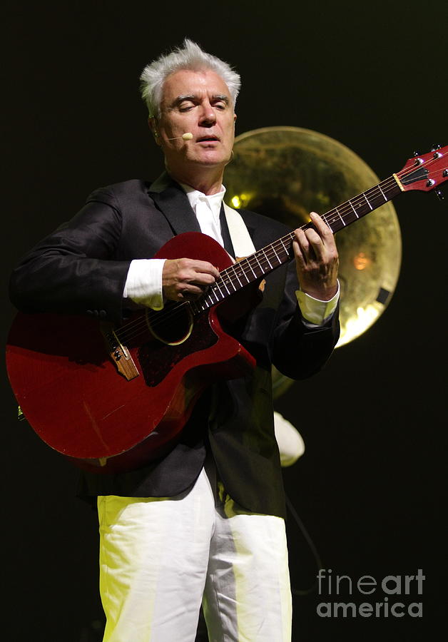 David Byrne Photograph by Concert Photos - Fine Art America