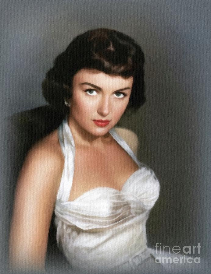 Donna Reed, Movie Legend Painting by John Springfield - Fine Art America