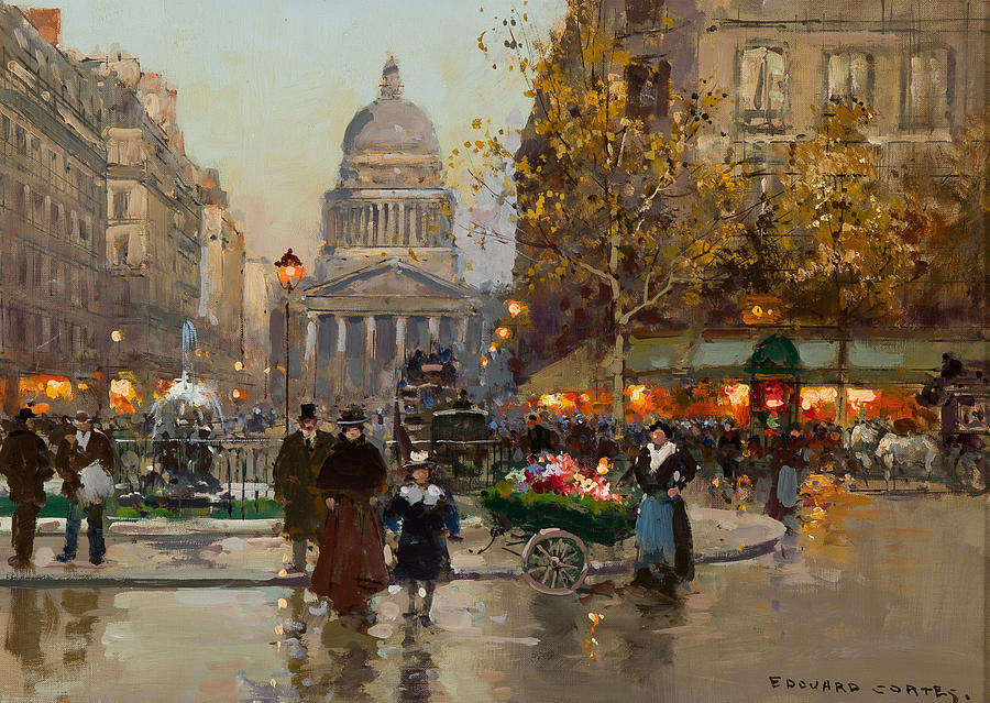 Edouard Cortes Painting by Anas Marjan - Fine Art America