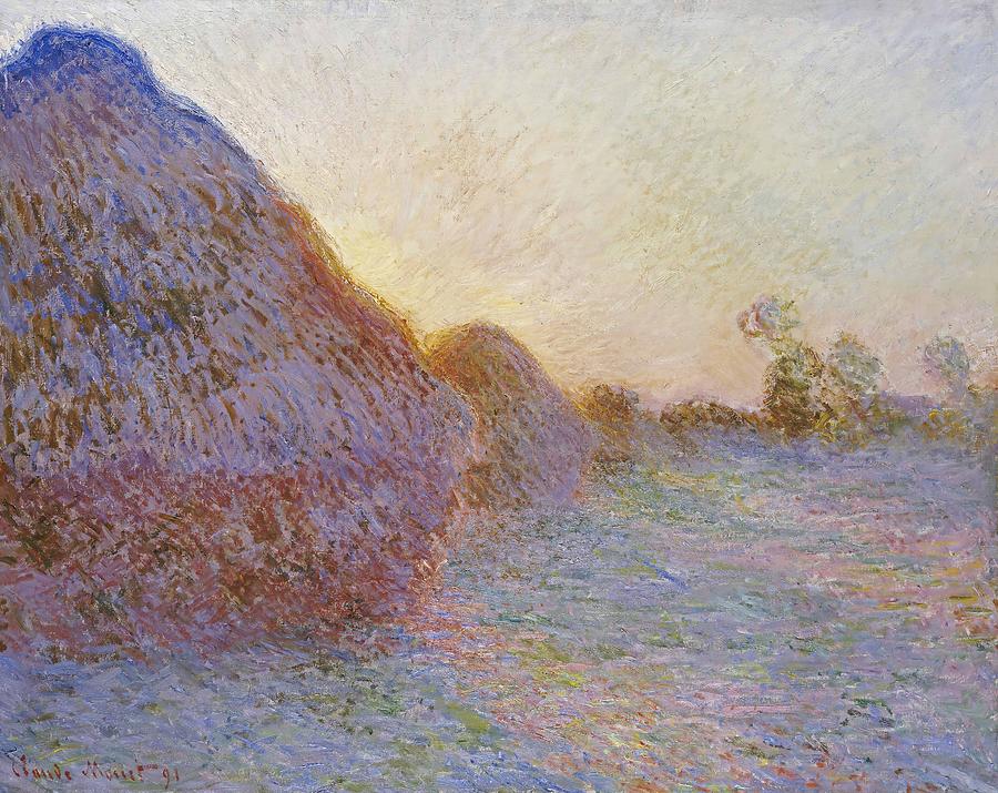 Haystacks Painting By Claude Monet Fine Art America   16 Haystacks Claude Monet 