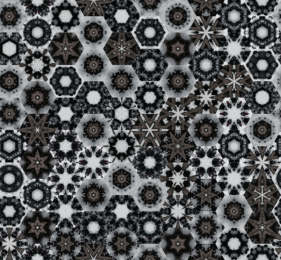 Hexagon Pattern for Apparels #16 Digital Art by Tin Tran - Fine Art America