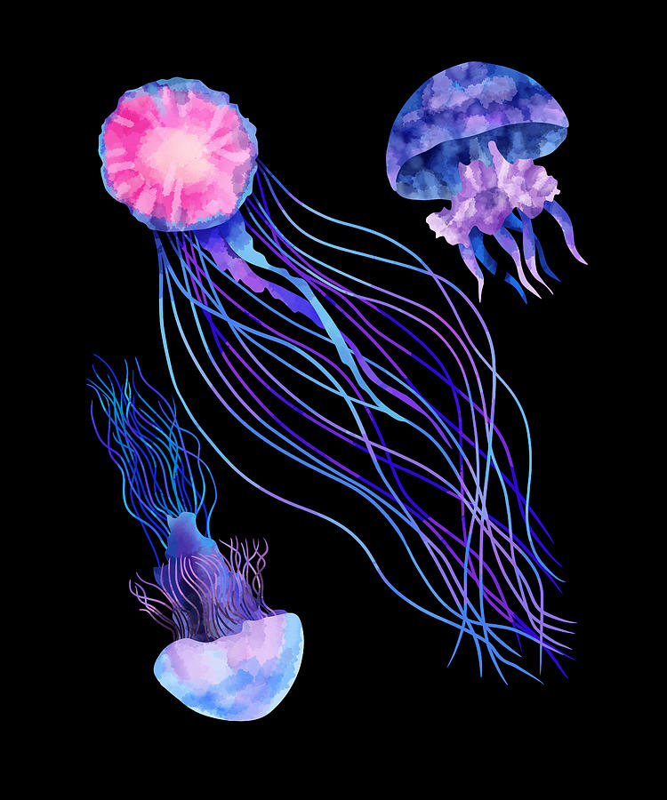 Jellyfish Digital Art by Henning Seiffert Art - Fine Art America