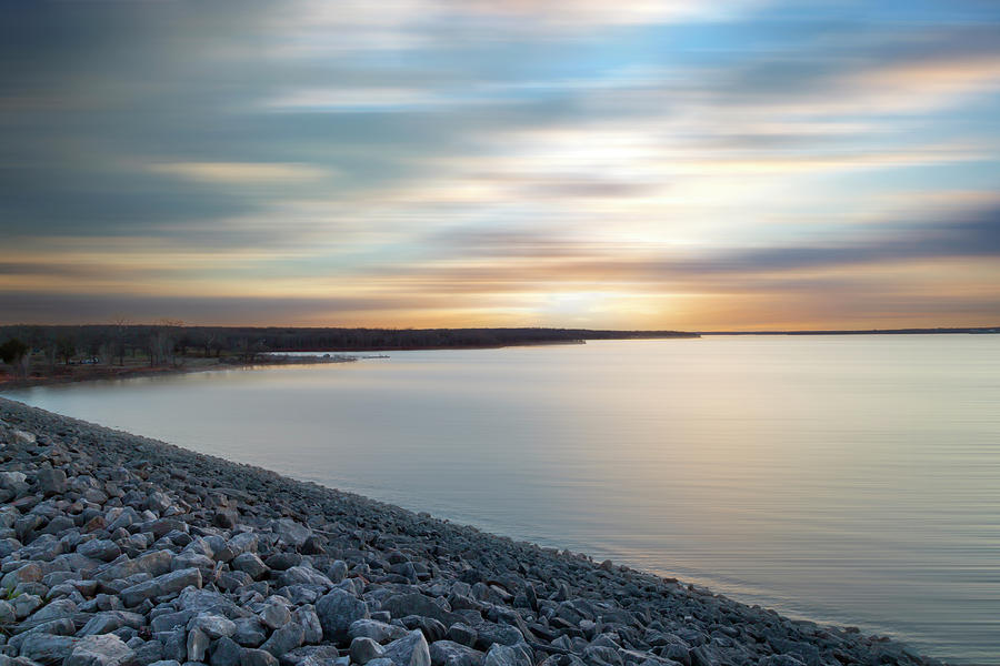 Lake Sunset #16 Photograph by Ricky Barnard