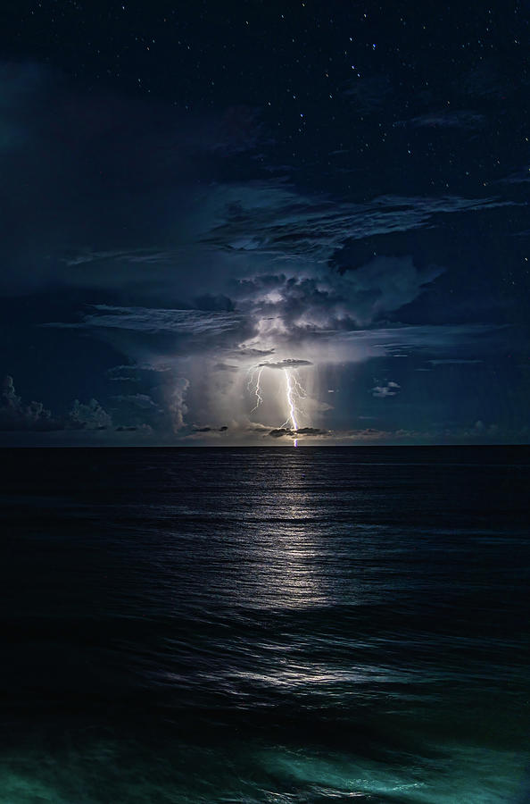 Lightning Storm Off the Coast of Mazatlan Mexico #16 Photograph by Tommy Farnsworth