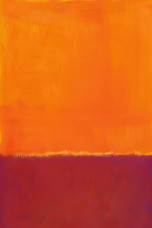 Abstract Painting - Mark Rothko Artworks, Mark Rothko Exhibition, Classic #16 by Mark Rothko