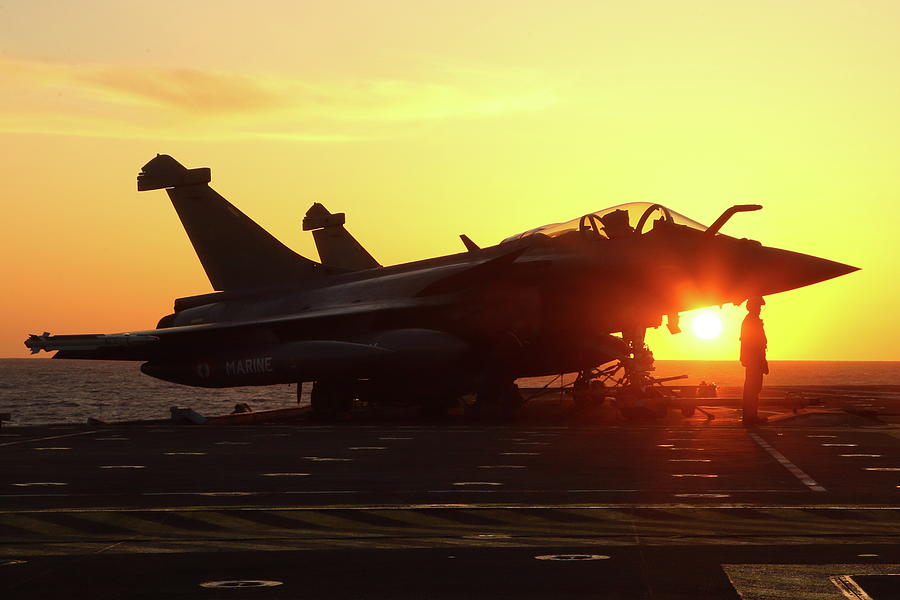 Rafale on aircraft carrier Photograph by Joris Van Boven - Fine Art America