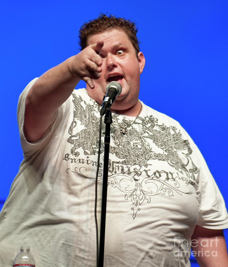 Ralphie May at Bonnaroo Comedy Theatre #15 Photograph by David Oppenheimer
