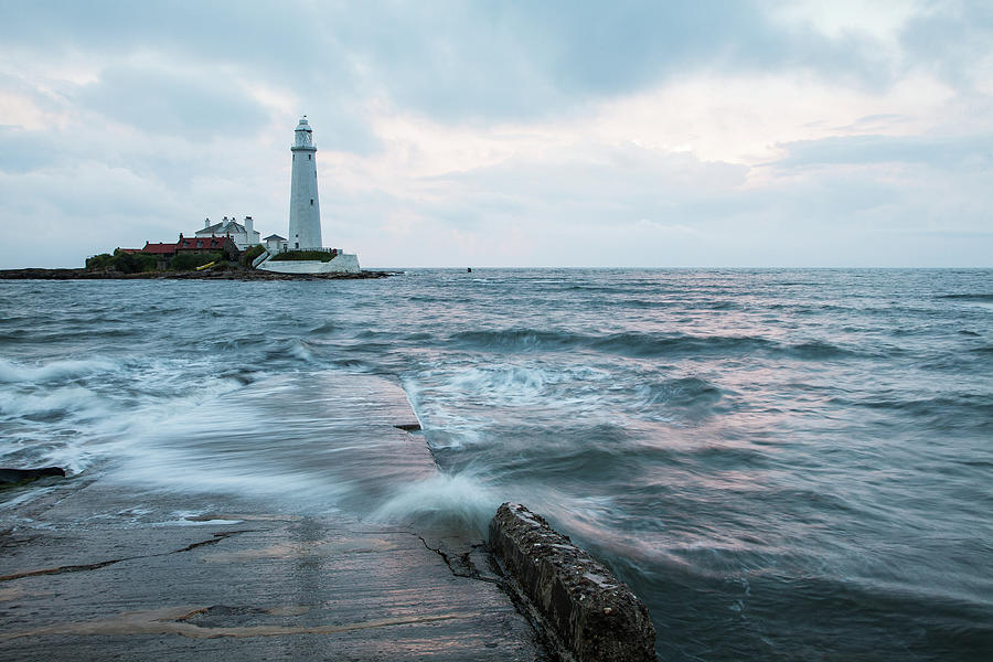 Saint Marys Lighthouse at Whitley Bay #16 Photograph by Ian Middleton