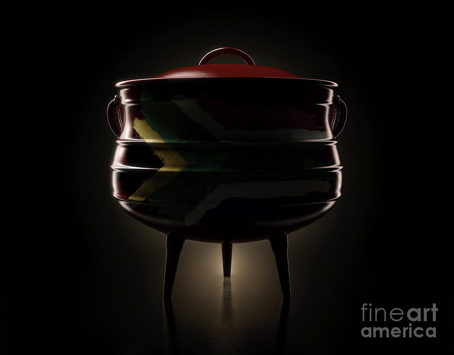 South African Potjie Pot Digital Art