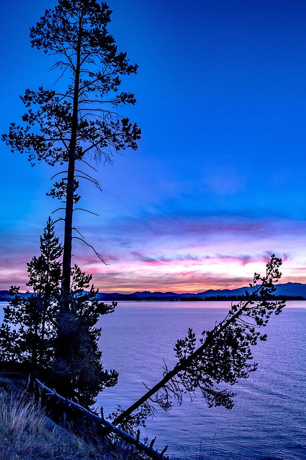 Sunrise over yellowstone lake in yellowstone national park #16 Photograph by Alex Grichenko