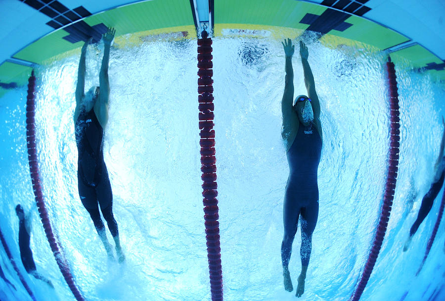 Swimming Day Seven - 13th FINA World Championships #16 Photograph by Al Bello