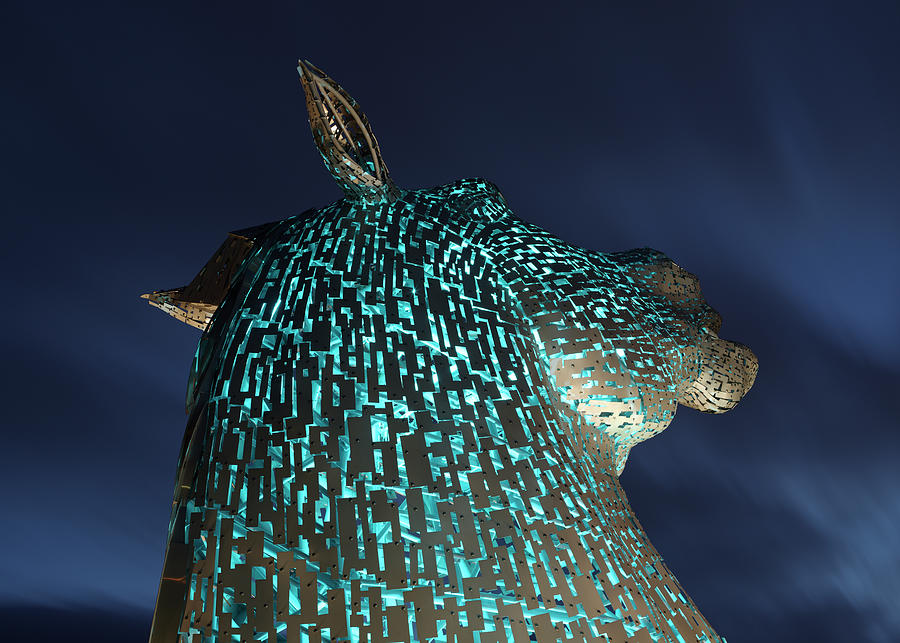 The Kelpies #16 Photograph by Stephen Taylor