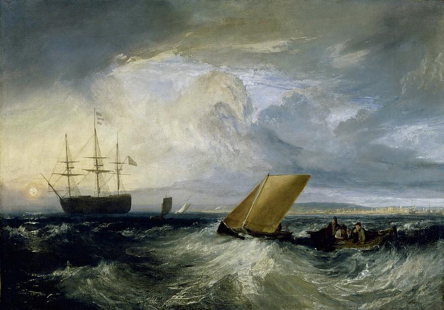 160503 Ocean Painting, Sheerness as Seen From The Nore Painting by Joseph Mallord William Turner