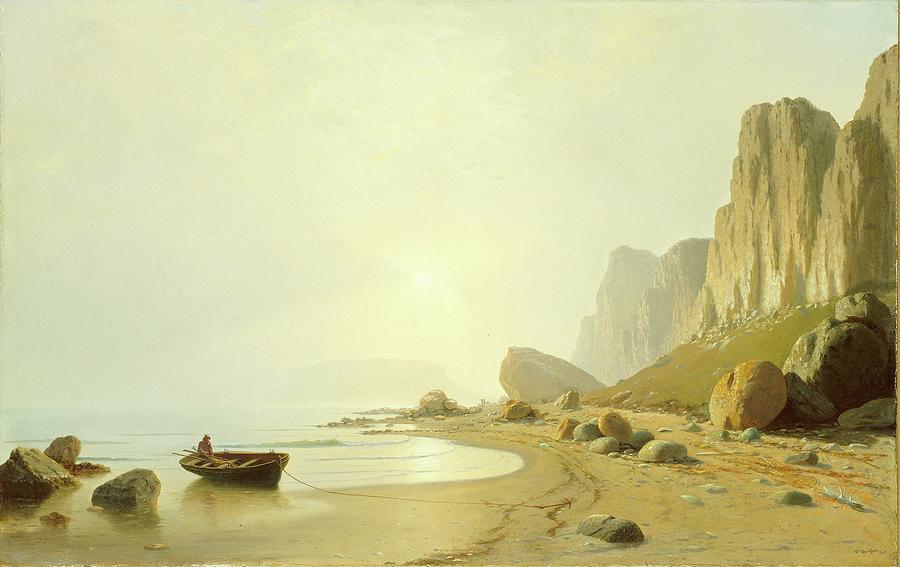 160605 Seashore Painting, The Coast of Labrador, 1866 Painting by William Bradford