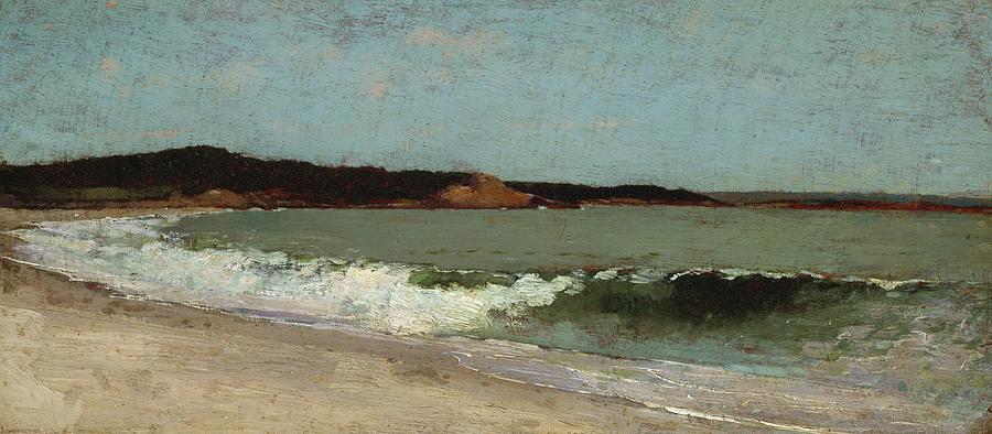 160813 Ocean Paintings on Canvas, Study For Eagle Head, Manchester, Massachusetts, 1869 Painting by Winslow Homer
