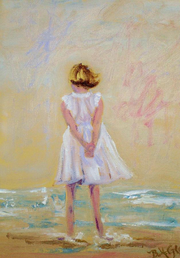Thoughts on the Shore Painting by Barbara Hammett Glover
