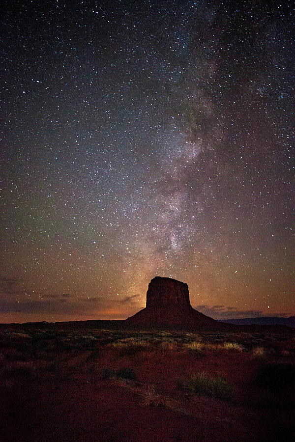 1690 The Milky Way at Monument Valley Photograph by Steve Sturgill