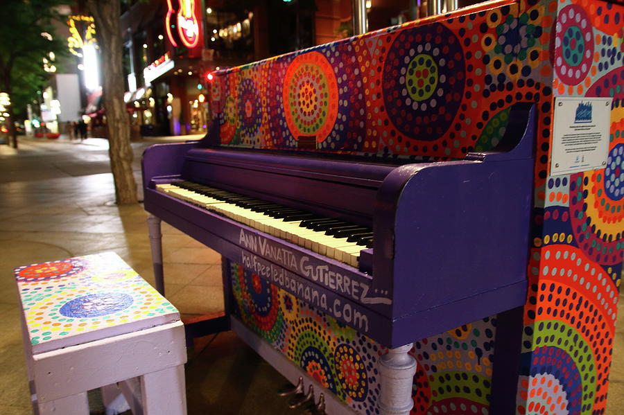 16th Street Piano Photograph by Brian Bishop