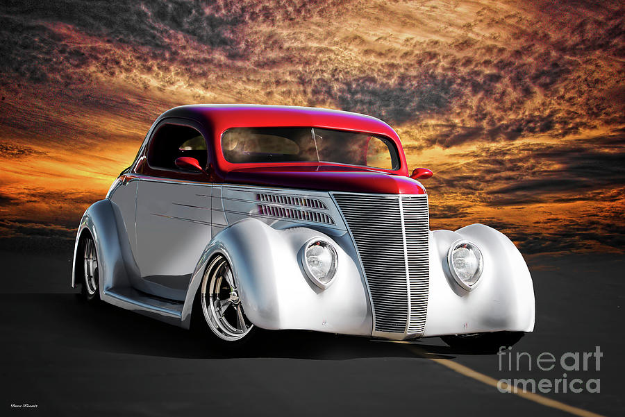 1937 Ford Deluxe Coupe #17 Photograph by Dave Koontz