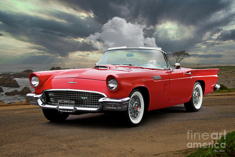 1957 Ford Thunderbird Convertible #17 Photograph by Dave Koontz