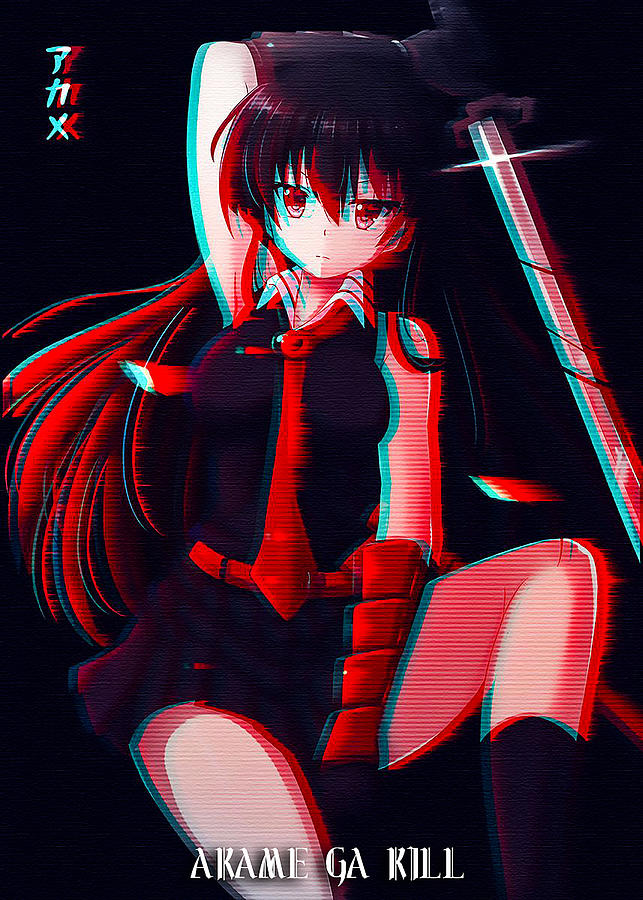 Akame anime girl-Design Desktop Wallpaper Preview