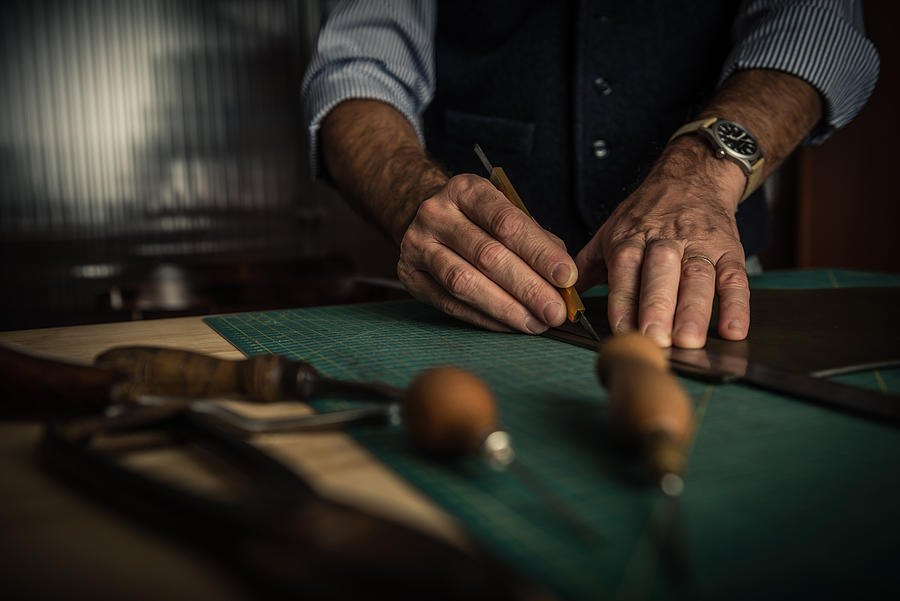 Artisan working with leather #17 Photograph by FrancescoCorticchia