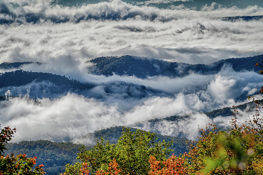 Autumn in the Appalachian Mountains Viewed Along the Blue Ridge  #17 Photograph by Alex Grichenko