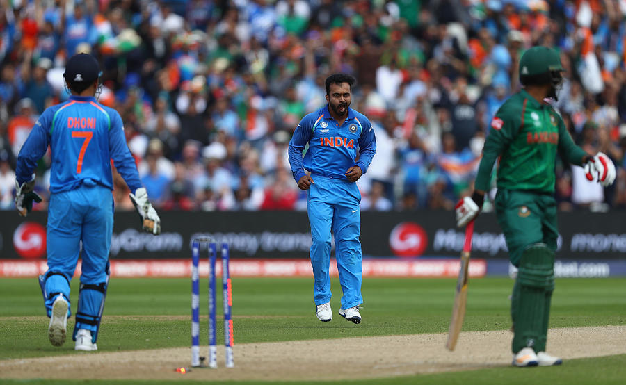 Bangladesh v India - ICC Champions Trophy Semi Final #17 Photograph by Michael Steele