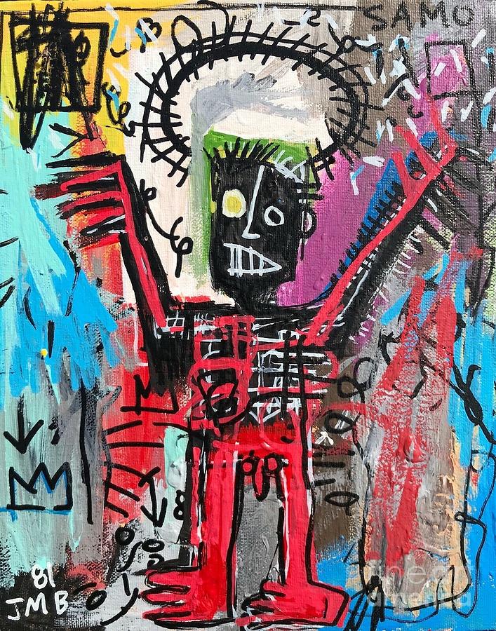 Basquiat Painting by Street Art - Fine Art America