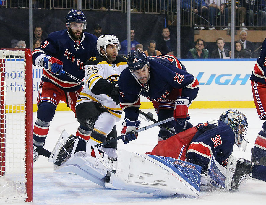 Boston Bruins v New York Rangers #17 Photograph by Bruce Bennett