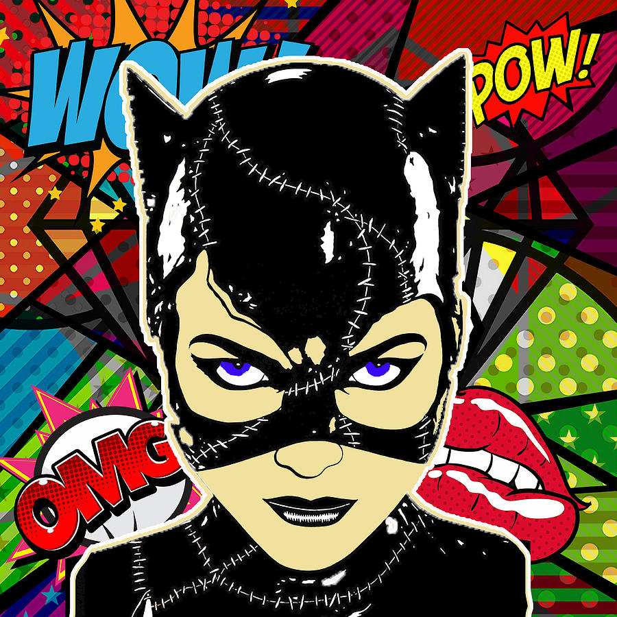Catwoman #17 Mixed Media by Marvin Blaine