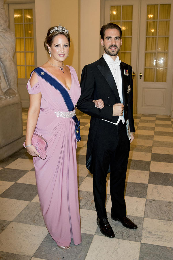 Crown Prince Frederik of Denmark Holds Gala Banquet At Christiansborg Palace #17 Photograph by Patrick van Katwijk