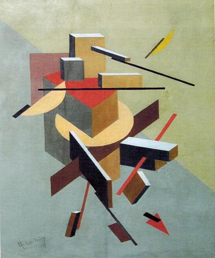 El Lissitzky Painting by Salmane Zid - Fine Art America