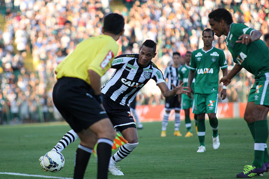 Figueirense v Chapecoense - Brasileirao Series A 2014 #17 Photograph by Alan Pedro