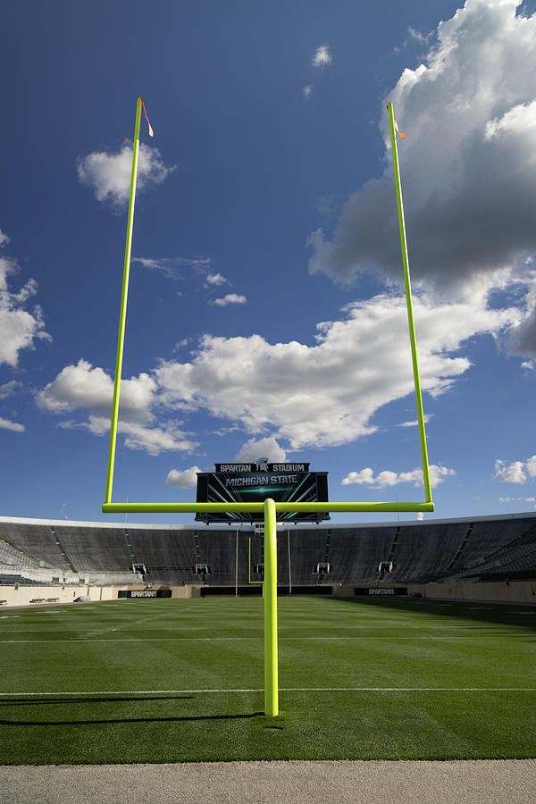 Inside Spartan Stadium on the campus of Michigan State University in East Lansing Michigan #17 Photograph by Eldon McGraw