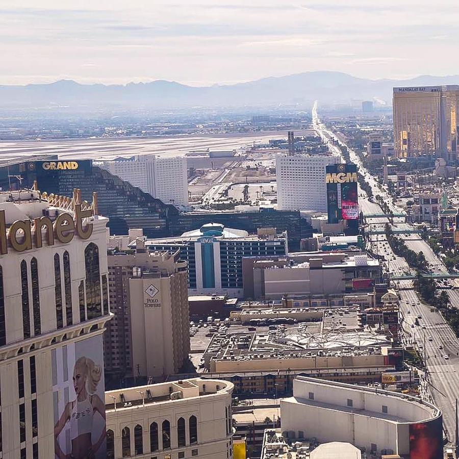 Las Vegas from above Photograph by Sonia Pizzinelli - Fine Art America