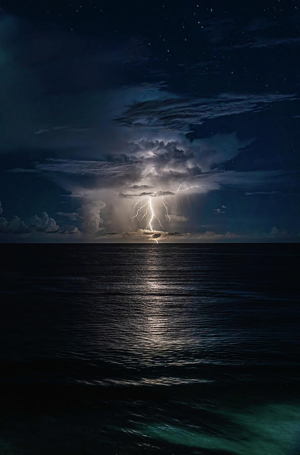 Lightning Storm Off the Coast of Mazatlan Mexico #17 Photograph by Tommy Farnsworth