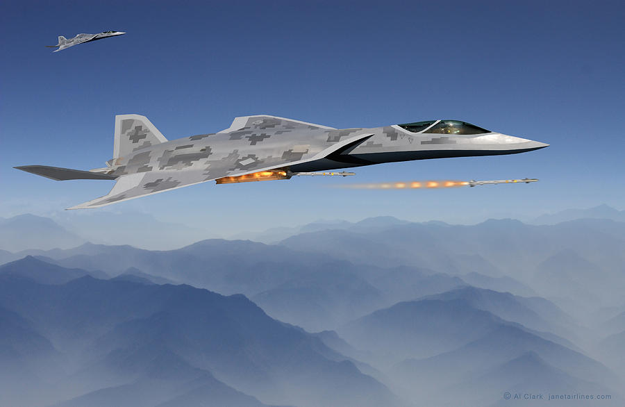 Lockheed LMT Raven II Digital Art by Custom Aviation Art