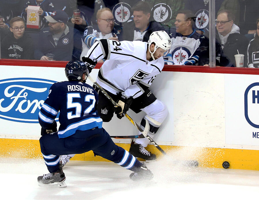 Los Angeles Kings v Winnipeg Jets #17 Photograph by Darcy Finley