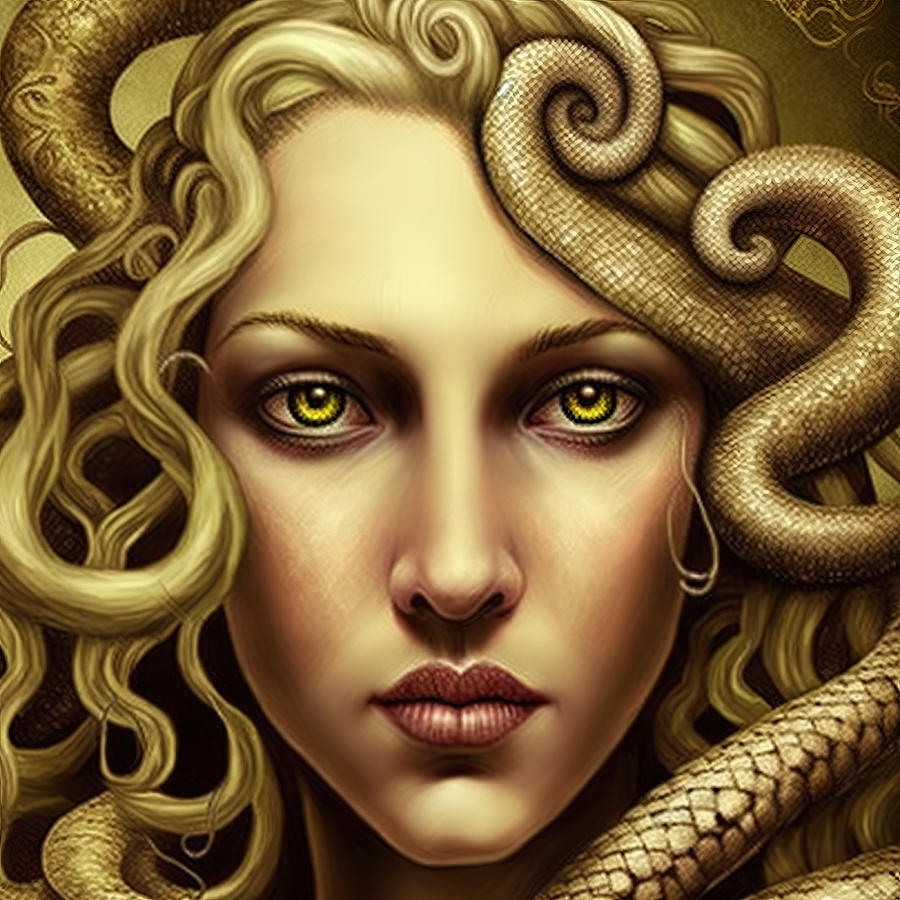 Medusa Digital Art by William Ernst - Fine Art America