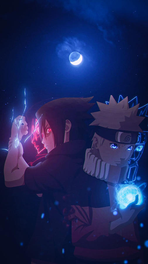 Naruto And Sasuke Digital Art by Lac Lac - Pixels