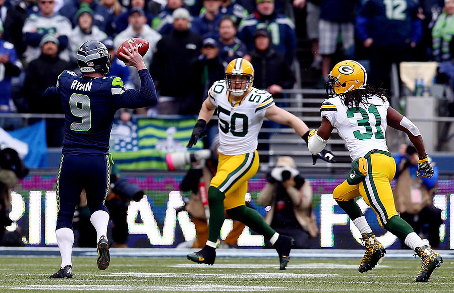 NFC Championship - Green Bay Packers v Seattle Seahawks #17 Photograph by Ronald Martinez